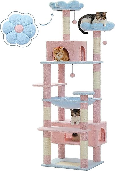 Purpurra Kratzbaum Katzenturm mit Hängematte und günstig online kaufen