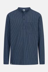 HANSEHELD Langarmhemd Fischerhemd Stehkragen Herren Hemd günstig online kaufen