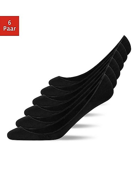 SNOCKS Füßlinge Loafer Socken Ballerina Socken (6-Paar) aus Bio-Baumwolle, günstig online kaufen