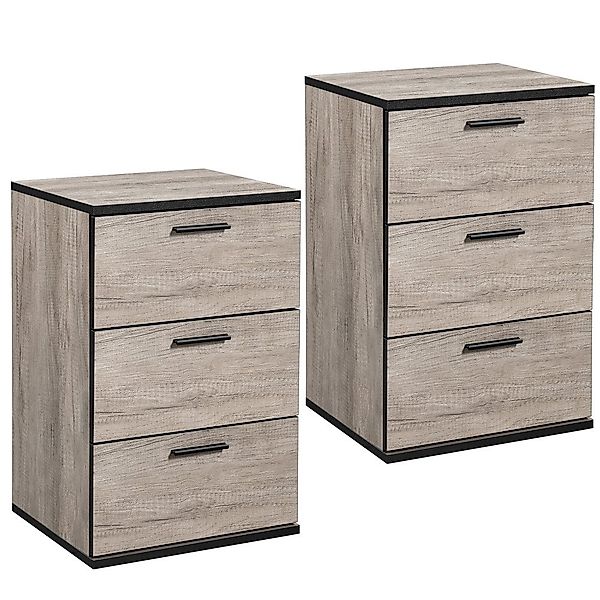 Yaheetech Nachttisch Beistelltisch (2-St), Nachtschrank mit günstig online kaufen