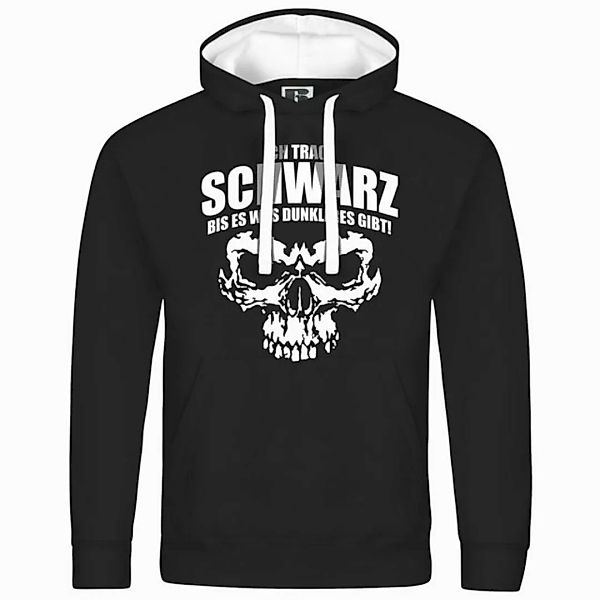 deinshirt Kapuzenpullover Herren Kapuzenpullover Ich trage Schwarz bis es w günstig online kaufen