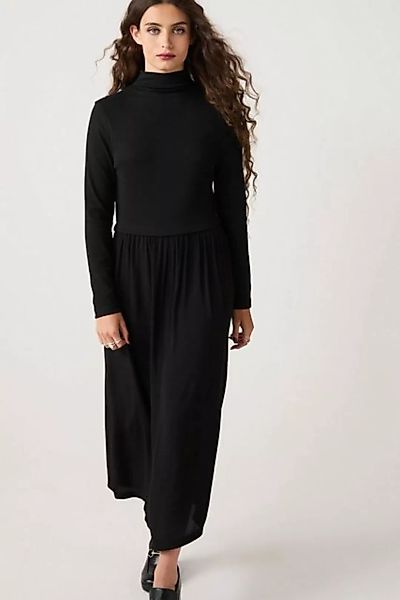 Next Jerseykleid Langärmliges plissiertes Kleid (1-tlg) günstig online kaufen