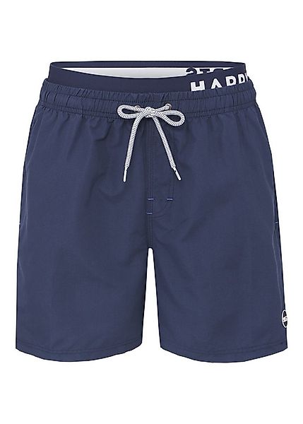 HAPPY SHORTS Badehose HAPPY SHORTS Herren Badeshorts Strandshort Navy mit W günstig online kaufen