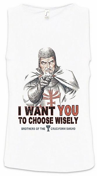 Urban Backwoods Tanktop Choose Wisely Ärmelloses T-Shirt Indiana Temple Jon günstig online kaufen