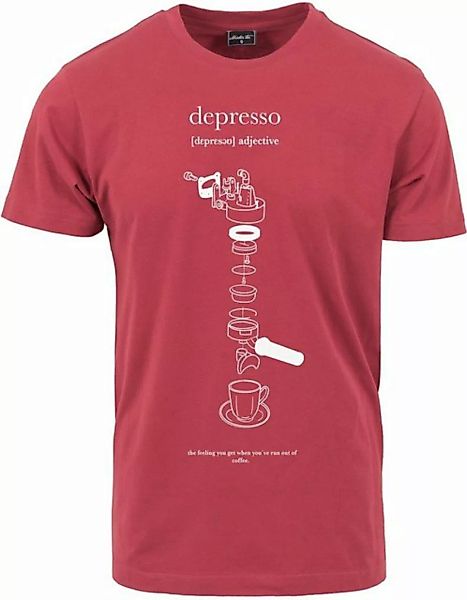 MisterTee Kurzarmshirt MisterTee Herren Depresso Tee (1-tlg) günstig online kaufen