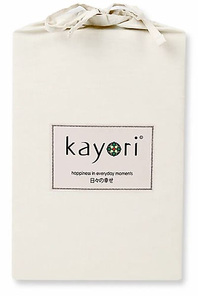 Kayori Spannbettlaken Kai, Renforcé, Gummizug: rundum, günstig online kaufen