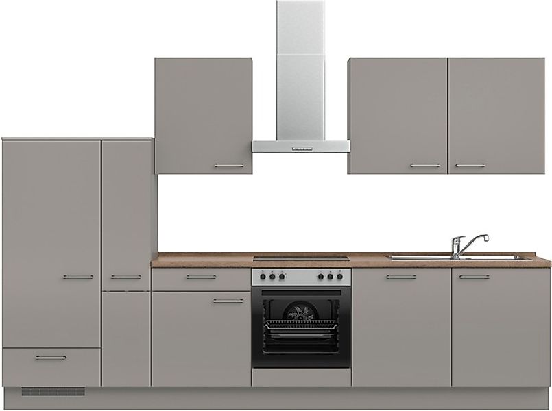 nobilia® Küchenzeile »"Laser I", Ausrichtung wählbar, Breite 330 cm« vormon günstig online kaufen