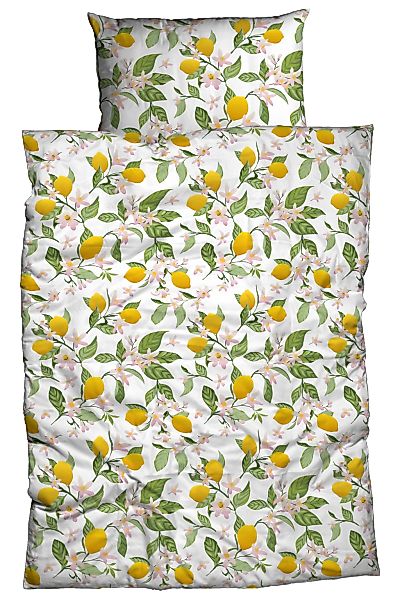 CASATEX Bettwäsche "Lemon" 2 Stk. kräftig sonnige Farben, tolles Design mit günstig online kaufen
