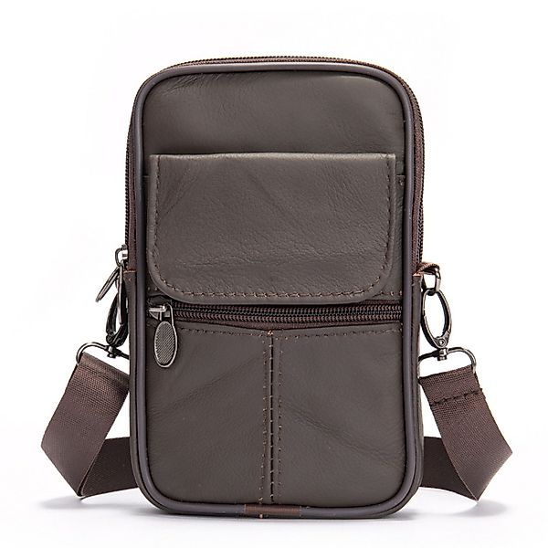 YUBRO-STUDIO Schultertasche Herren Leder Schultertasche Klein günstig online kaufen