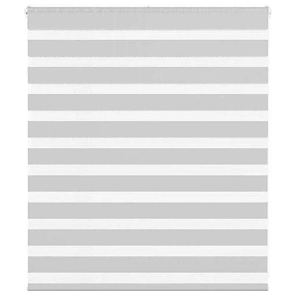 vidaXL Doppelrollo Hellgrau 125x100 cm Stoffbreite 120,9 cm Polyester 40144 günstig online kaufen