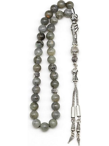 Nisan Ketten und Armband Set, Labradorit Tesbih, Gebetskette 33 Perlen, 8 m günstig online kaufen