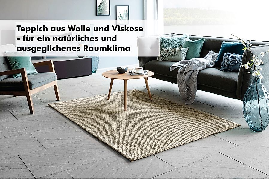 Barbara Becker Teppich »Brave«, rechteckig, 12 mm Höhe, Handweb, Material 5 günstig online kaufen