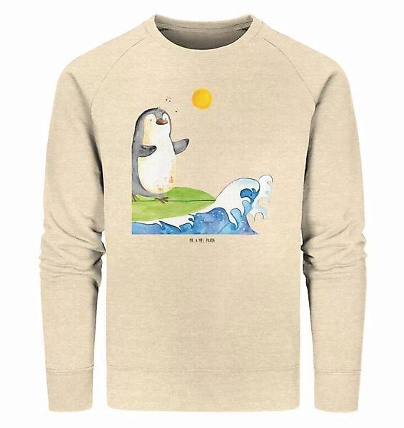 Mr. & Mrs. Panda Longpullover Größe XXL Pinguin Surfer - Natural Raw - Gesc günstig online kaufen