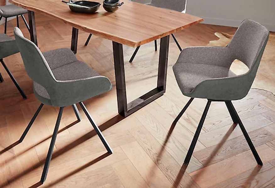 MCA furniture 4-Fußstuhl »Parana«, (Set), 2 St., Stuhl belastbar bis 120 Kg günstig online kaufen