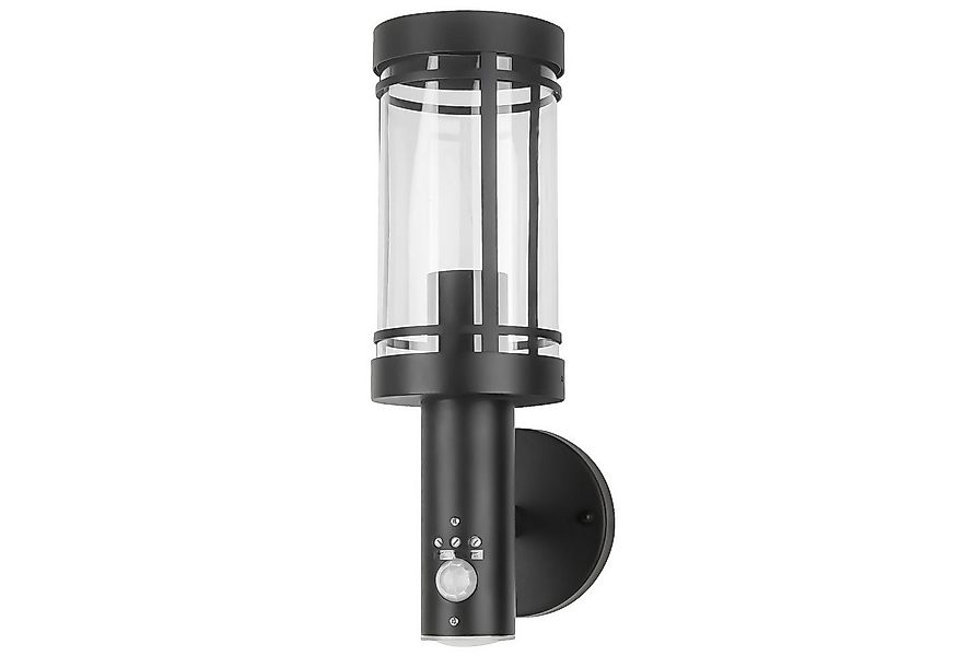 Grafner Wandleuchte Wandlampe Edelstahl mit Bewegungsmelder Anthrazit WL110 günstig online kaufen