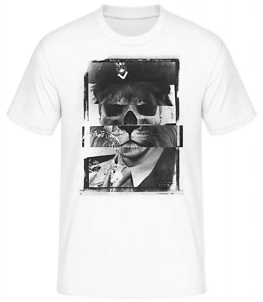 Löwe Mensch Schiebebild · Männer Basic T-Shirt günstig online kaufen
