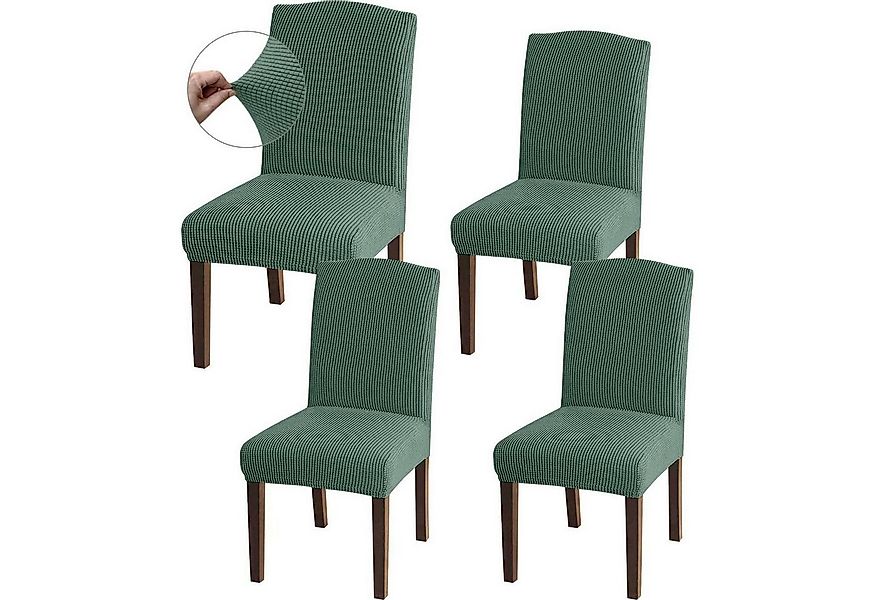 LuxusKollektion Hängedekoration Stuhlhussen Jacquard Dehnung Esszimmerstühl günstig online kaufen