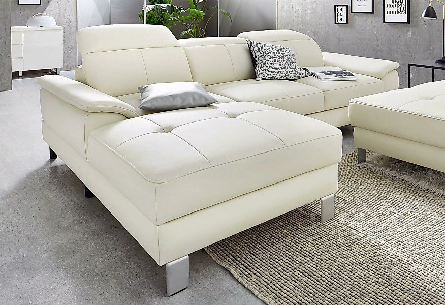 exxpo - sofa fashion Ecksofa "Mantua 2, inkl. Kopf- bzw. Rückenverstellung, günstig online kaufen