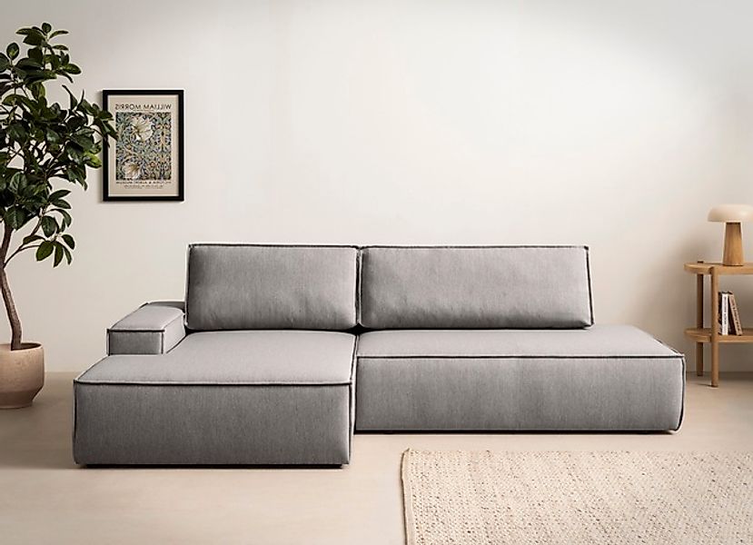 Home affaire Ecksofa »SHERWOOD, Schlafsofa in L-Form offen (275cm), Cord, L günstig online kaufen