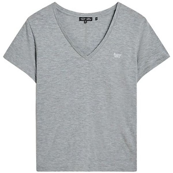 Superdry  T-Shirt T-shirt col V brodé et flammé femme günstig online kaufen