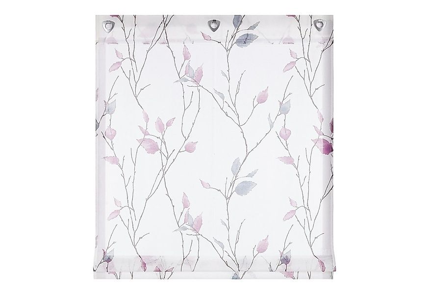 Joyswahl Raffrollo, mit Hakenaufhängung, ohne bohren, mit Zweig und Blattmo günstig online kaufen