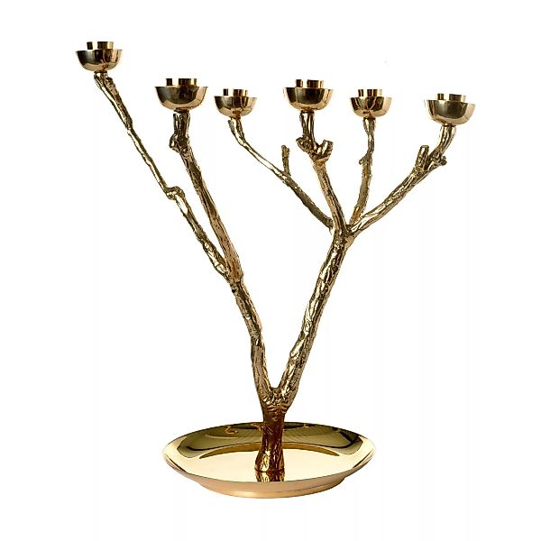 pols potten - Twiggy Kerzenständer S - gold/H 35cm x Ø 40cm günstig online kaufen