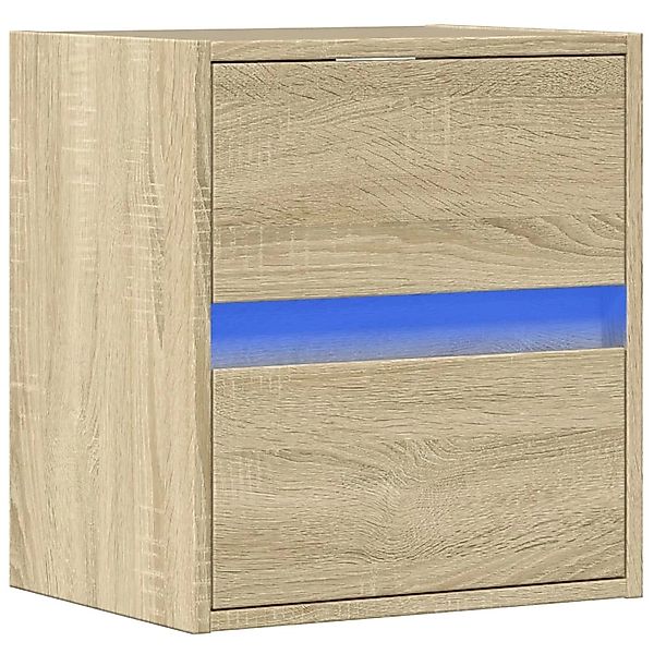 vidaXL TV-Wandschrank mit LED-Beleuchtung Sonoma 41x31x45 cm 852275 günstig online kaufen