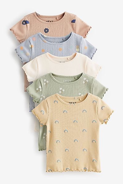 Next T-Shirt Kurzärmelige T-Shirts im 5er-Pack günstig online kaufen