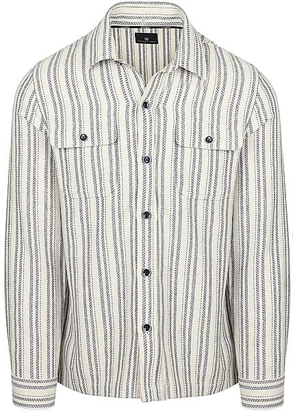 State Of Art Hemdjacke Streifen Blau - Größe XL günstig online kaufen