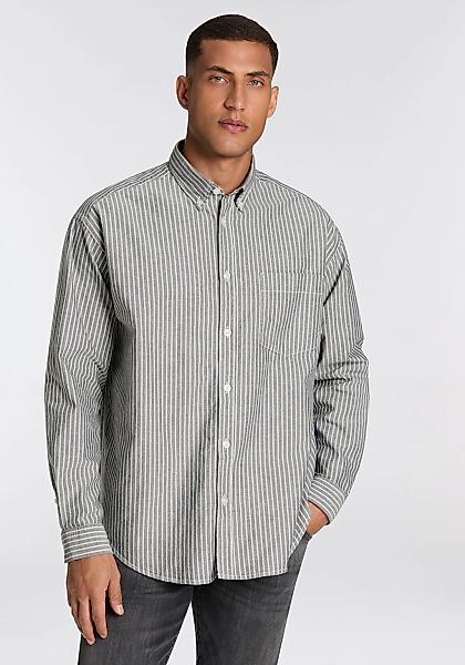HUGO Blue Langarmhemd "Ebill", oversize günstig online kaufen