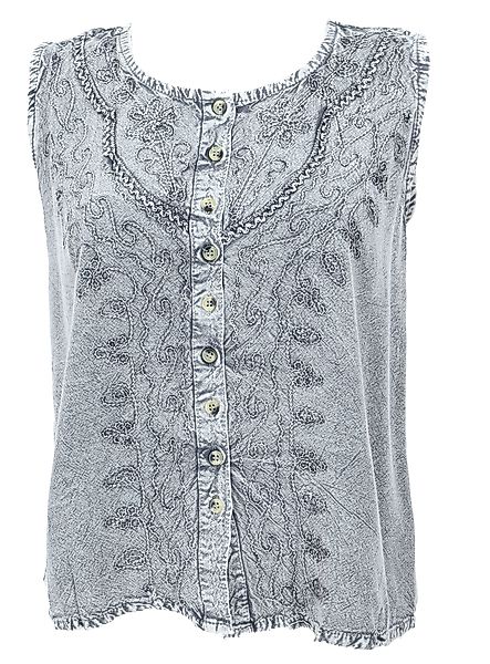 Guru-Shop T-Shirt Besticktes indisches Hippie Top, günstig online kaufen