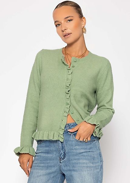 SASSYCLASSY Cardigan Elegante Strickjacke Damen mit günstig online kaufen