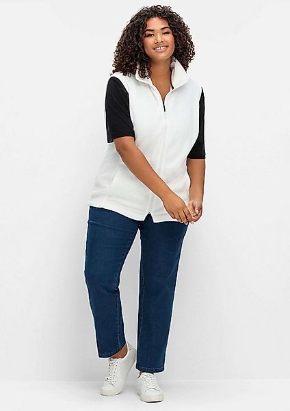 Sieh an! Fleeceweste Fleece-Weste Länge ca. 70 cm günstig online kaufen
