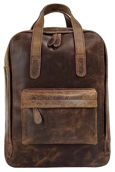 Bagan Laptoprucksack, echt Leder günstig online kaufen