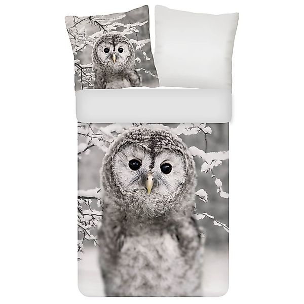 ESPiCO Kinderbettwäsche Eule Flanell Trendy Bedding, günstig online kaufen
