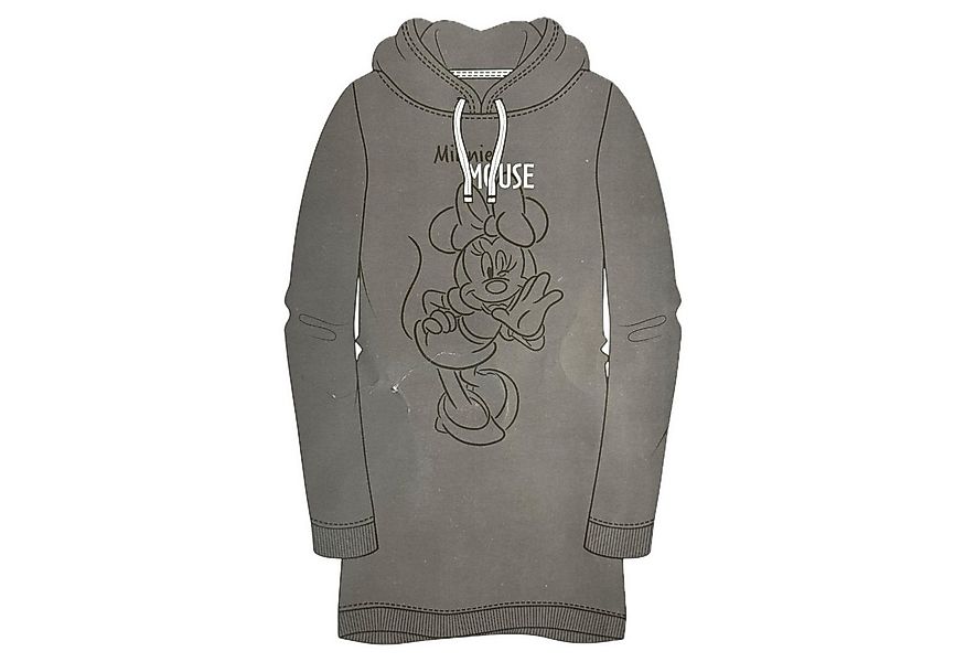 United Labels® Kapuzenpullover Minnie Mouse Kapuzenpullover lang - Sweatkle günstig online kaufen