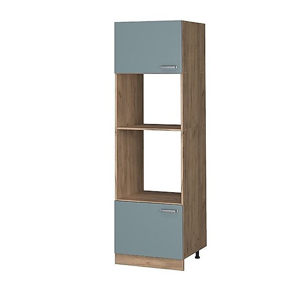 Vicco Mikrowellenschrank R-Line Küchenregal für die Mikrowelle Blau-Grau/Go günstig online kaufen