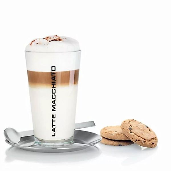 Blomus Kaffee & Co. CONO Latte Macchiato Set 3-tlg. (edelstahl) günstig online kaufen