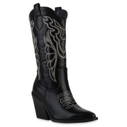 VAN HILL 840906 Cowboystiefel Damen Cowboystiefel günstig online kaufen