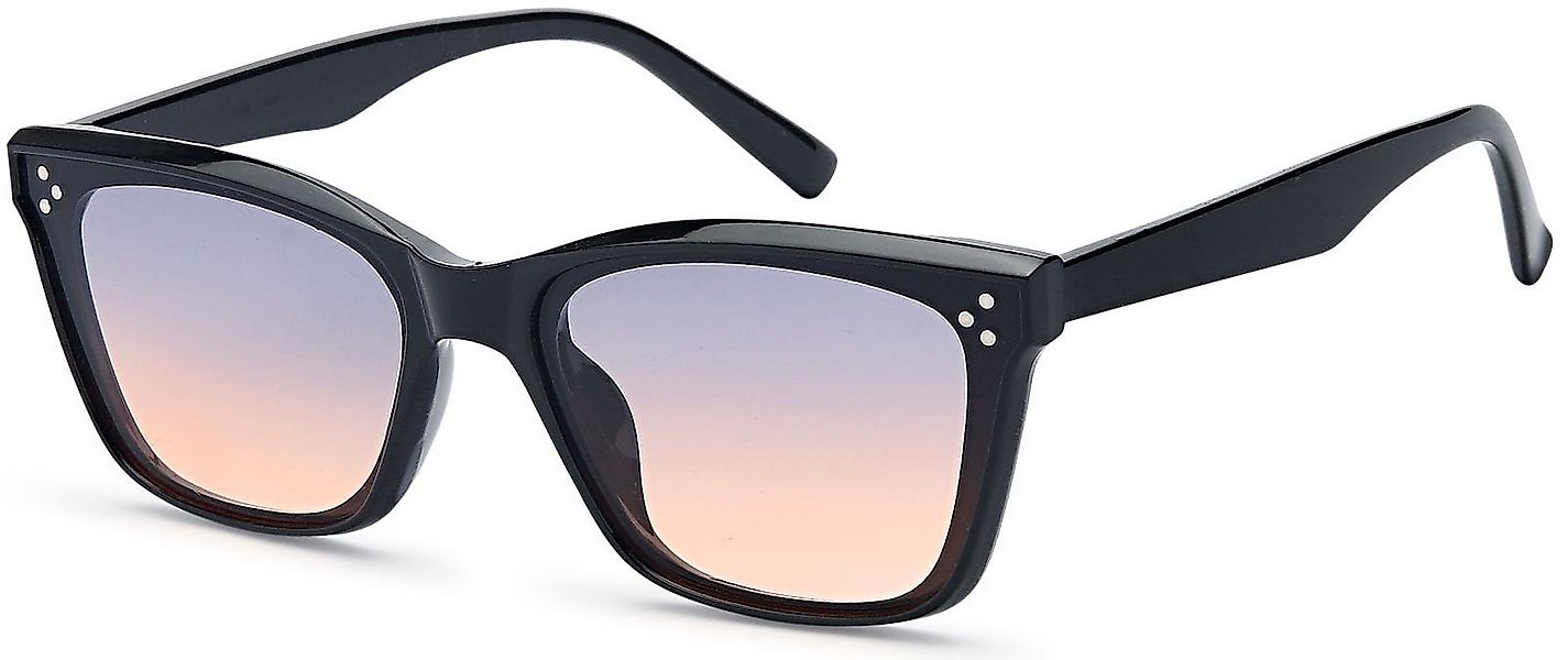 styleBREAKER Sonnenbrille Nerd Sonnenbrille Flachgläser (1-St) günstig online kaufen