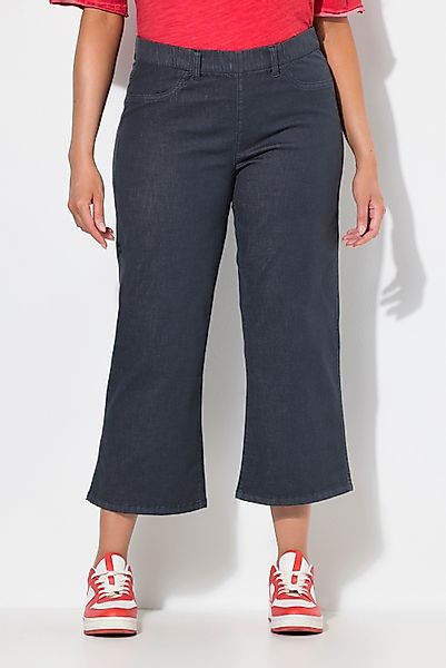 Ulla Popken Regular-fit-Jeans Jeansculotte Mary weites günstig online kaufen