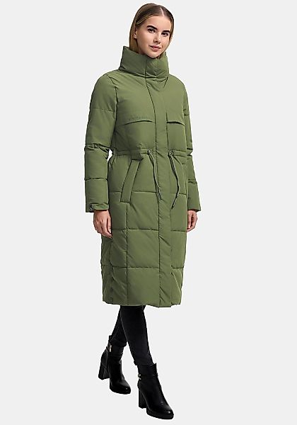 Navahoo Wintermantel "Der Wahnsinn 14", Damen Steppmantel mit Taillenzugban günstig online kaufen