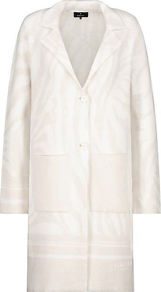 Monari Outdoorjacke Mantel mit Reverskragen off-white günstig online kaufen