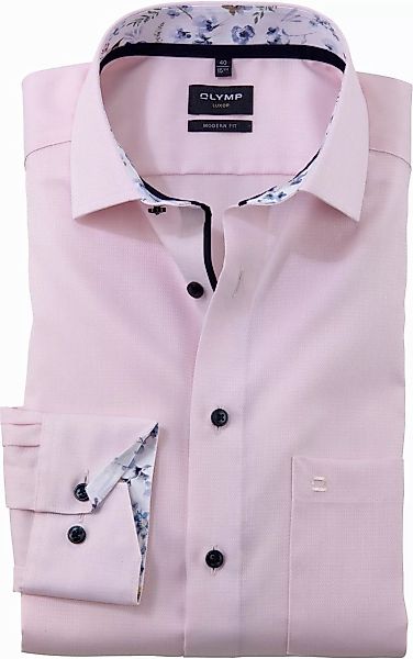 OLYMP Luxor Hemd Structure Rosa - Größe 43 günstig online kaufen