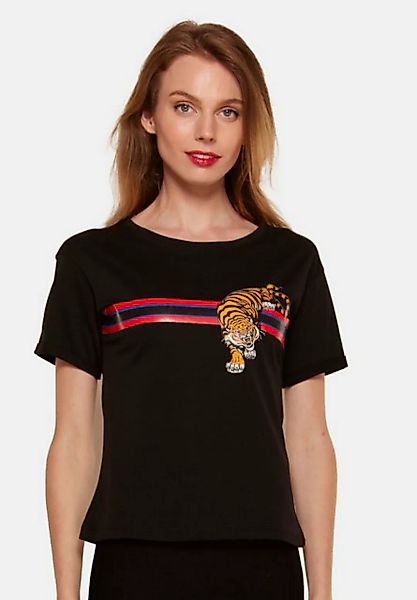 Tooche Kurzarmshirt Tiger Mit grafischem Druck günstig online kaufen