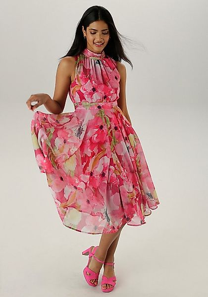 Aniston SELECTED Cocktailkleid mit traumhafter, floraler Musterung günstig online kaufen