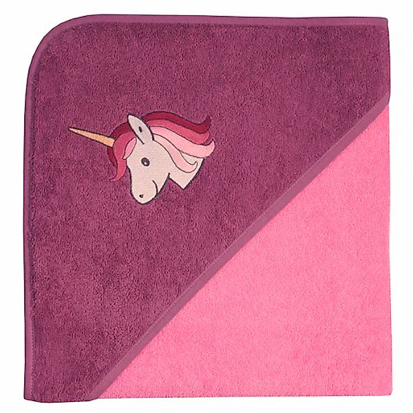Wörner Kapuzenhandtuch »Einhorn«, (1 St.), mit Kapuze, maschinenwaschbar, t günstig online kaufen