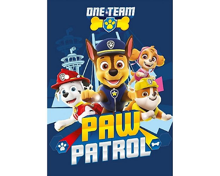 Wohndecke Paw Patrol Polar Fleece 110x140 cm Weiche Kuscheldecke, Aymax spr günstig online kaufen