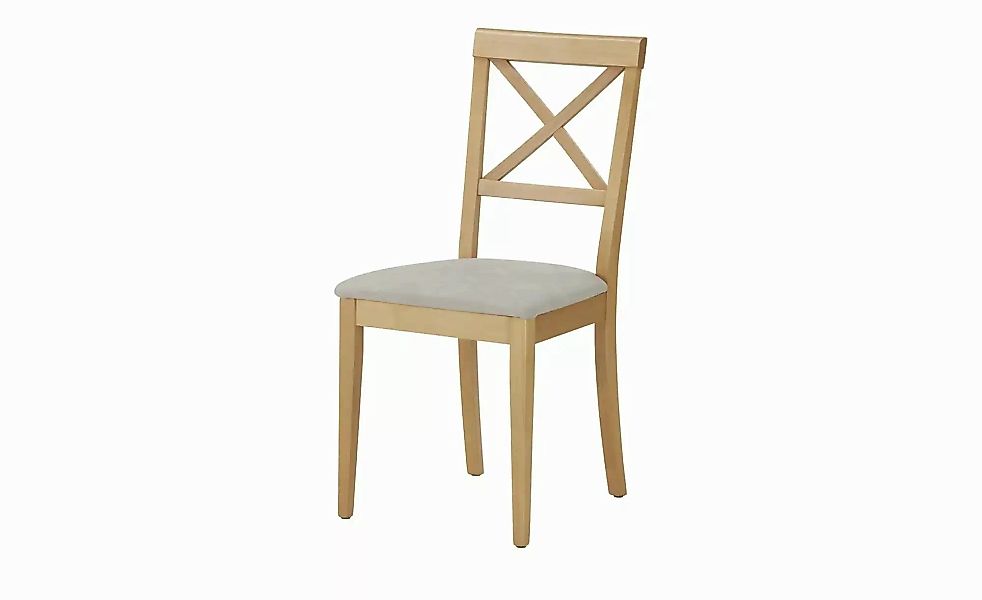 Esszimmerstuhl aus Massivholz Arne ¦ creme ¦ Maße (cm): B: 42,5 H: 90,5 T: günstig online kaufen