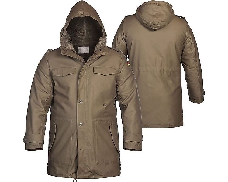Mil-Tec Parka Bundeswehr Parka mit Futter Oliv Gefüttert günstig online kaufen